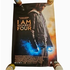 I Am Number Four 2011 Movie Poster 27x40 Alex Pettyfer Timothy Olyphant D/S